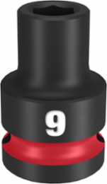 SHOCKWAVE Impact Duty 1/2 Inch Drive 9MM 6 Point Socket, Forged Steel
