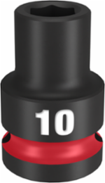 SHOCKWAVE Impact Duty 1/2 Inch Drive 10MM 6-Point Socket, Forged Steel