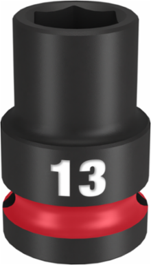 SHOCKWAVE Impact Duty 1/2 Inch Drive 13MM 6 Point Socket, Forged Steel