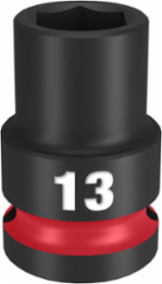SHOCKWAVE Impact Duty 1/2 Inch Drive 13MM 6 Point Socket, Forged Steel