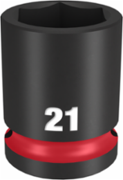 SHOCKWAVE Impact Duty 1/2 Inch Drive 21MM 6 Point Socket, Forged Steel