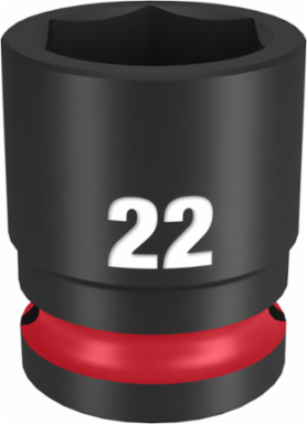 SHOCKWAVE Impact Duty 1/2 Inch Drive 22MM 6 Point Socket, Forged Steel