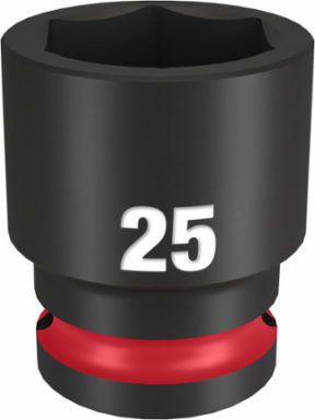 SHOCKWAVE Impact Duty 1/2 Inch Drive 25mm 6 Point Socket, Forged Steel