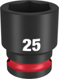 SHOCKWAVE Impact Duty 1/2 Inch Drive 25mm 6 Point Socket, Forged Steel