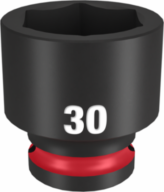 SHOCKWAVE Impact Duty 1/2 Inch Drive 30MM 6-Point Socket, Forged Steel