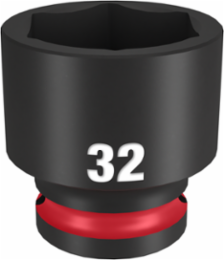 SHOCKWAVE Impact Duty 1/2 Inch Drive 32MM 6 Point Socket, Forged Steel