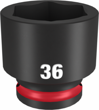 SHOCKWAVE Impact Duty 1/2 Inch Drive 36MM 6-Point Socket, Forged Steel