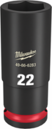 SHOCKWAVE Impact Duty 1/2 Inch Drive 22MM Deep 6 Point Socket, Forged Steel