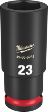 SHOCKWAVE Impact Duty 1/2 Inch Drive 23MM Deep 6 Point Socket, Forged Steel