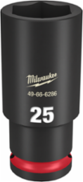 SHOCKWAVE Impact Duty 1/2 Inch Drive 25mm Deep 6 Point Socket, Forged Steel
