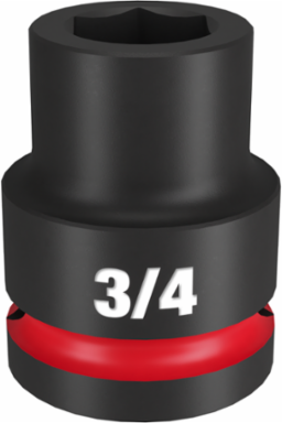 SHOCKWAVE Impact Duty 3/4 Inch Drive Standard 6-Point Socket, Forged Steel