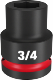 SHOCKWAVE Impact Duty 3/4 Inch Drive Standard 6-Point Socket, Forged Steel