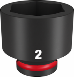SHOCKWAVE Impact Duty 3/4 Inch Drive 2 Inch 6-Point Socket, Forged Steel