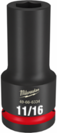 SHOCKWAVE Impact Duty 3/4 Inch Drive 11/16 Inch Deep Socket, 6 Point