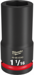 SHOCKWAVE Impact Duty 3/4" Drive 1-1/16" Deep 6 Point Socket, Forged Steel