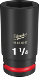 SHOCKWAVE Impact Duty 3/4 Inch Drive 1-1/4 Inch Deep 6-Point Socket