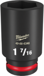 SHOCKWAVE Impact Duty 1-7/16 Inch Deep 6 Point Socket, Forged Steel