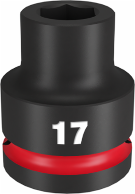 SHOCKWAVE Impact Duty 3/4 Inch Drive 17MM 6-Point Socket, Forged Steel