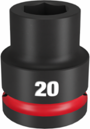 SHOCKWAVE Impact Duty 3/4 Inch Drive 20MM Socket, 6-Point Forged Steel