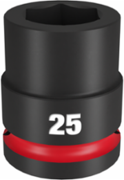 SHOCKWAVE Impact Duty 3/4 Inch Drive 25mm 6 Point Socket, Forged Steel