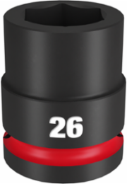 SHOCKWAVE Impact Duty 3/4 Inch Drive 26MM 6 Point Socket, Forged Steel