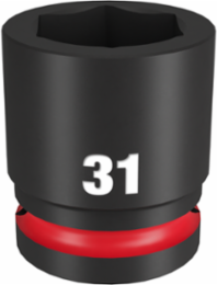 SHOCKWAVE Impact Duty 3/4 Inch Drive 31MM 6-Point Socket, Forged Steel