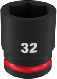 SHOCKWAVE 3/4 Inch Drive 32MM Impact Socket, 6-Point Design, Forged Steel