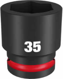 SHOCKWAVETM Impact Duty 3/4 Inch Drive 35MM Socket, Forged Steel, 6 Point