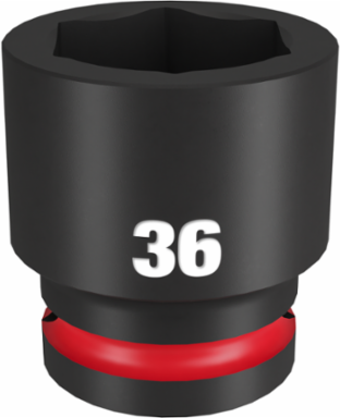 SHOCKWAVE Impact Duty 3/4 Inch Drive 36MM 6 Point Socket, Forged Steel