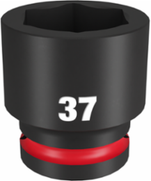 SHOCKWAVE Impact Duty 3/4 Inch Drive 37MM 6 Point Socket, Forged Steel, Lifetime Guarantee