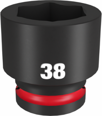 SHOCKWAVE Impact Duty 3/4 Inch Drive 38MM 6 Point Socket, Forged Steel