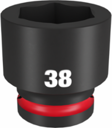 SHOCKWAVE Impact Duty 3/4 Inch Drive 38MM 6 Point Socket, Forged Steel