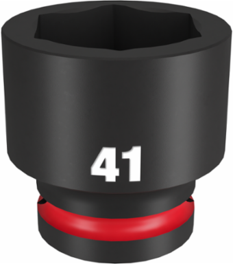 SHOCKWAVE Impact Duty 3/4 Inch Drive 41MM 6-Point Socket, Forged Steel