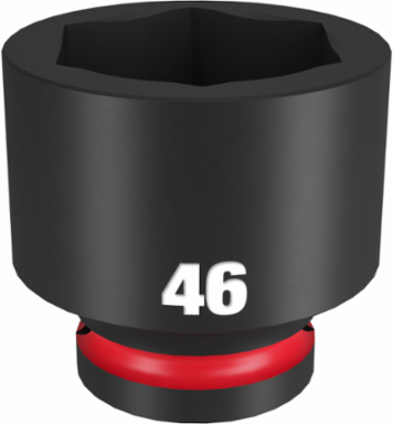 SHOCKWAVE 3/4 Inch Drive 46MM Impact Duty 6 Point Socket, Forged Steel