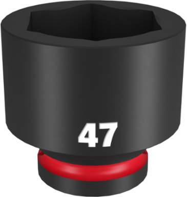 SHOCKWAVE Impact Duty 3/4 Inch Drive 47MM 6-Point Socket, Forged Steel