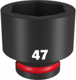 SHOCKWAVE Impact Duty 3/4 Inch Drive 47MM 6-Point Socket, Forged Steel
