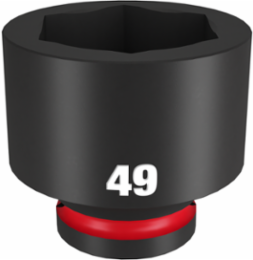 SHOCKWAVE Impact Duty 3/4 Inch Drive 49MM 6-Point Socket, Forged Steel