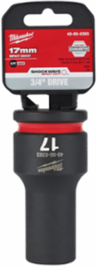 SHOCKWAVE Impact Duty 3/4 Inch Drive 17MM Deep 6 Point Socket
