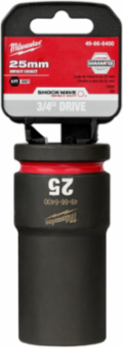 SHOCKWAVE Impact Duty 3/4 Inch Drive 25mm Deep 6-Point Socket