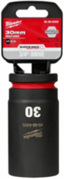 SHOCKWAVE Impact Duty 30MM Deep 6 Point Socket, 3/4 Inch Drive, Forged Steel