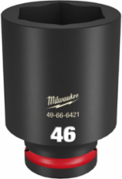 SHOCKWAVE 3/4 Inch Drive 46MM Deep 6 Point Impact Socket, Forged Steel