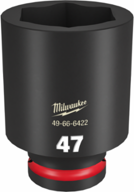 SHOCKWAVE 3/4 Inch Drive 47MM Deep Impact Socket, Forged Steel, 6 Points