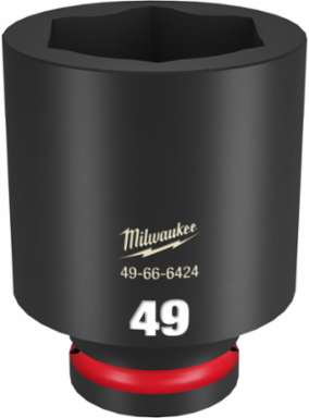 SHOCKWAVE 3/4 Inch Drive 49MM Deep 6 Point Impact Socket, Forged Steel
