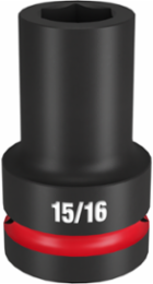 SHOCKWAVE Impact Duty 1" Drive 15/16" Deep 6 Point Socket, Forged Steel