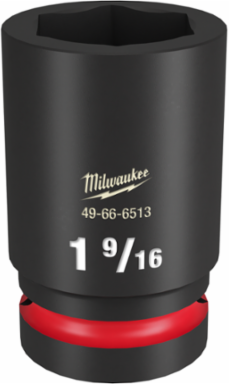SHOCKWAVE Impact Duty 1" Drive 1-9/16" Deep 6 Point Socket, Forged Steel