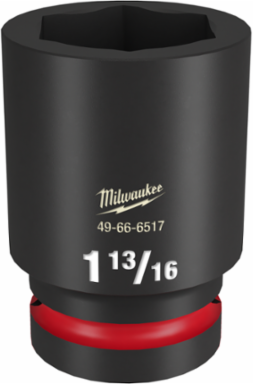 SHOCKWAVE Impact Duty 1" Drive 1-13/16" Deep 6 Point Socket, Forged Steel