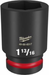 SHOCKWAVE Impact Duty 1" Drive 1-13/16" Deep 6 Point Socket, Forged Steel