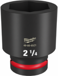SHOCKWAVE Impact Duty 1" Drive 2-1/4" Deep 6 Point Socket - Forged Steel