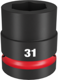SHOCKWAVE Impact Duty 1" Drive 31MM 6 Point Socket, Forged Steel