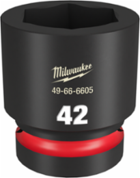 SHOCKWAVE Impact Duty 1" Drive 42MM 6-Point Socket, Forged Steel